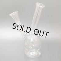 7inch Clear Glass Bong Stand  ガラスボング 18cm