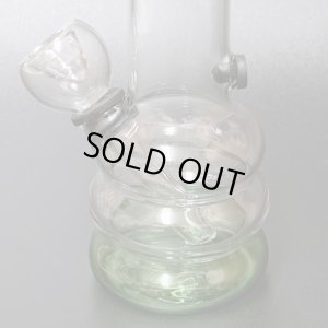 画像4: Glass Mini Bong 3Rings ミニ ガラスボング 14cm