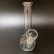 画像2: 7inch Clear Glass Bong Flask  ガラスボング 18cm (2)