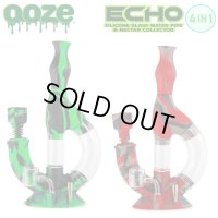 OOZE - ECHO Silicone Water Pipe & Nectar Collector 4 in 1 ガラス&シリコン ボング（ハーブ／ワックス／CBDカートリッジ対応）