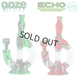 画像1: OOZE - ECHO Silicone Water Pipe & Nectar Collector 4 in 1 ガラス&シリコン ボング（ハーブ／ワックス／CBDカートリッジ対応）