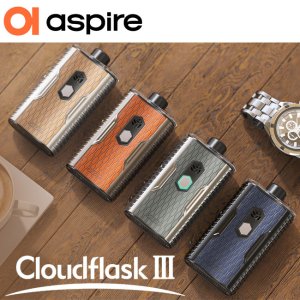 画像1: Aspire  - Cloudflask III クラウドフラスク3【爆煙 ／ 日本語説明書付き ／ 初心者おすすめ ／ 電子タバコ ／ VAPEスターターキット】