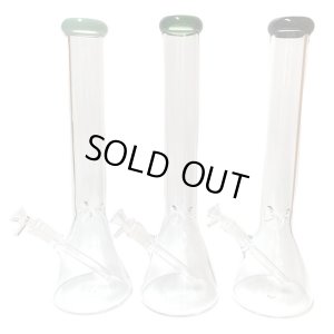 画像1: Large Glass on Glass Beaker Bong ガラス アイス ボング 41cm