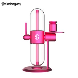 画像1: （正規品） Stundenglass - Gravity Hookah Pink グラビティフーカー & ボング  ピンク （ シーシャ用フーカー & 水パイプ ボング ） 