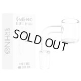 White Rhino - 2mm／4mm Quartz Banger ワックス・ ダブリグ用　火皿 バンガーネイル（太さ14mm ／ オス型）