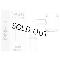 White Rhino - 2mm／4mm Quartz Banger ワックス・ ダブリグ用　火皿 バンガーネイル（太さ14mm ／ オス型）