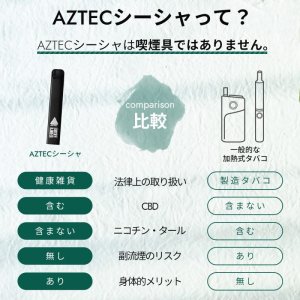画像10: Aztec アステカ -  使い捨て CBD シーシャ （CBD 含有率 25%）