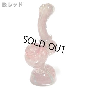 画像3: Mini Silver Fumed Frit Glass シャーロック バブラー