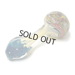 画像1: Color Changing Confetti Glass Pipe ガラスパイプ
