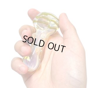 画像8: Spiral Striped Color Changing Glassスモール ガラスパイプ