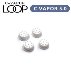 画像1: Weecke - C VAPOR 5.0 ＆C VAPOR LOOP（ウィーキーシーベイパー 5.0／ループ ） 兼用 セラミックフィルター4個入り