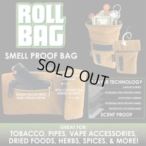 画像2: 【ニオイが漏れないバッグ】 Smokezilla - Canvas Smell Proof Roll Bag 