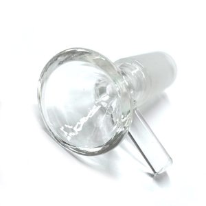 画像3: Clear Glass on Glass Bowl with Handle - ガラスボング　水パイプ用　火皿 ／ 14mm オス型