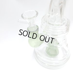 画像2: Clear Glass on Glass Bowl with Handle - ガラスボング　水パイプ用　火皿 ／ 14mm オス型