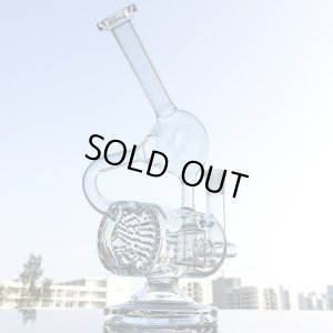 画像3: Glass Recycler Bong 23cm ガラス リサイクラー ボング