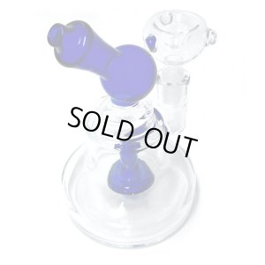 画像3: Glass Stand Bagel Bong 15cm スタンドベーグル ボング