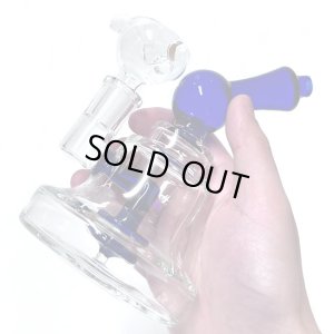画像8: Glass Stand Bagel Bong 15cm スタンドベーグル ボング