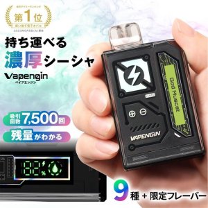 画像1: Vapengin ベイプエンジン 使い捨てVAPE・電子シーシャ