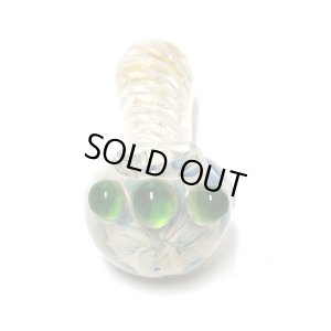 画像3: Silver Furned Spiral Glass Pipe ガラスパイプ