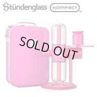 （正規品）  Stundenglass - Kompact Gravity Hookah Pink コンパクト グラビティボング ＆ フーカー ピンク （ シーシャ用フーカー & 水パイプ ボング）  
