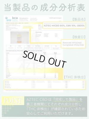 画像12: （すぐに使えるセット）Aztec - H4CRD  リキッド カートリッジ 0.5ml ヴェポライザーセット（H4CRD48% + CBD15% + CBN10% 配合）