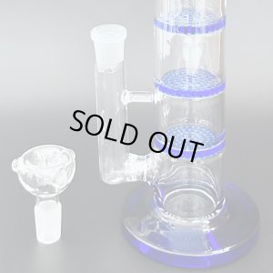 画像4: 多層ハニカム・アイスガラスボング38cm