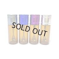 スプーン付き ガラスボトル 53mm × 17mm／色付きガラス