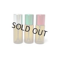 スプーン付き ガラスボトル 47mm × 15mm／色付きガラス