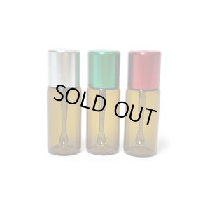 画像1: スプーン付き ガラスボトル 47mm × 15mm／色付きガラス