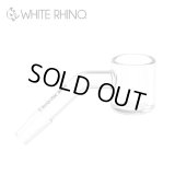 White Rhino - 2mm Quartz Banger 45° ワックス・ ダブリグ用　火皿 バンガーネイル（太さ14mm ／ オス型 ）