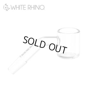 画像1: White Rhino - 2mm Quartz Banger 45° ワックス・ ダブリグ用　火皿 バンガーネイル（太さ14mm ／ オス型 ）