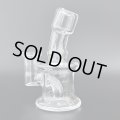 Stemless Mini Glass Bong ステムレス ミニガラス ボング（火皿なし）9.5cm