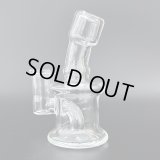 Stemless Mini Glass Bong ステムレス ミニガラス ボング（火皿なし）9.5cm