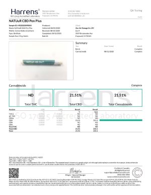 画像5: 【新基準値対応】NATUuR CBD Disposable Pen 1.0ml ナチュール 使い捨て CBDペン(CBD含有率20%)