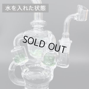 画像11: 5 Arms Chamber Recycler Dab Rig リサイクラー ダブリグ 24cm