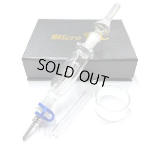 画像1: Micro Nector Collector ワックス・パウダー用 ディップ ガラスパイプ