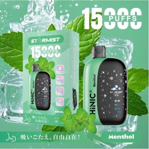 画像4: （禁煙にオススメ）HiNIC STARMISTハイニックスターミスト（喉にガツンとくる使い捨てVAPE・電子シーシャ）