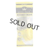 KING PALM - Banana Cream Pre-Rolled ナチュラルリーフラップ 2本入り