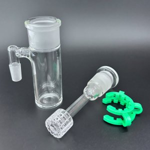 画像4: Assembly Glass Ash Catcher ガラスボング用 拡張チャンバーパーツ 14mm 90°