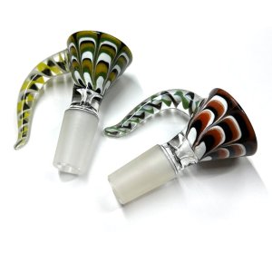 画像2: Glass on Glass Bowl - Spike ガラスボング　水パイプ用　火皿 ／ 14mm オス型