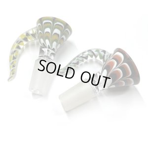 画像2: Glass on Glass Bowl - Spike ガラスボング　水パイプ用　火皿 ／ 14mm オス型