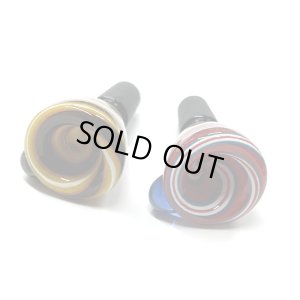 画像3: Glass on Glass Bowl - Spiral ガラスボング　水パイプ用　火皿 ／ 14mm オス型