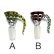 画像1: Glass on Glass Bowl - Spike ガラスボング　水パイプ用　火皿 ／ 14mm オス型 (1)