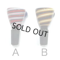 Glass on Glass Bowl - Spiral ガラスボング　水パイプ用　火皿 ／ 14mm オス型