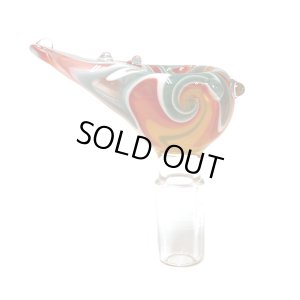 画像1: Glass on Glass Bowl - Wig Wag ガラスボング　水パイプ用　火皿 ／ 14mm オス型