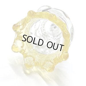 画像2: Slull with Crown Big Glass Bowl ガラスボング　水パイプ用　火皿 ／ 14mm オス型