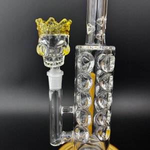 画像4: Slull with Crown Big Glass Bowl ガラスボング　水パイプ用　火皿 ／ 14mm オス型