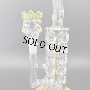 画像4: Slull with Crown Big Glass Bowl ガラスボング　水パイプ用　火皿 ／ 14mm オス型