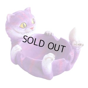 画像1: Fujima - Trippy Cat Polyresin Ashtray 灰皿