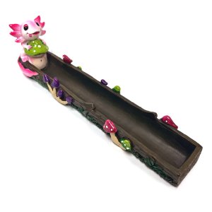画像1: Fujima - Pink Axolotl Mushroom Incense Burner お香立て  